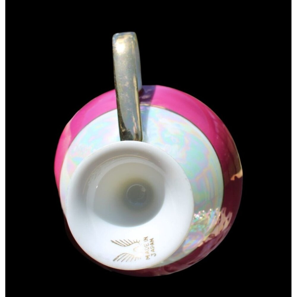 Vintage Hand-Painted Tea Cup & Saucer Set Made In Japan - Picture 8 of 11